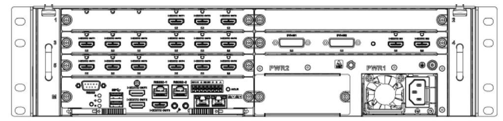 wyjścia audio 8 Standardowy port RS485 9 Port wejścia audio 10 Gniazdo sieciowe (samodostosowujący się port Ethernet 10M/100M/1000M) 11 Port RS232