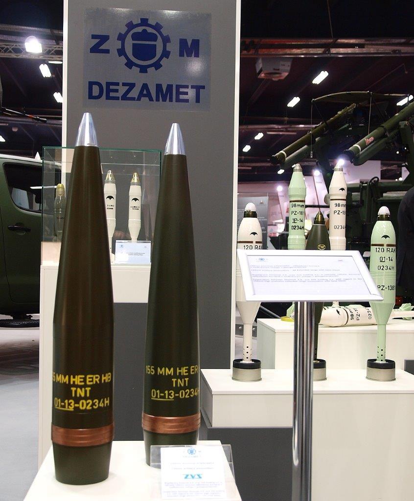 ZM Dezamet podtrzymują, że założony w programie amunicyjnym poziom polonizacji pocisków do haubicy 155 zakończą w tym roku, uzyskując stosowne certyﬁkaty.