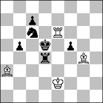 János CSÁK (Węgry) Czarne podążają po swoich śladach. Znane, ale miłe.. a) 1.Kd5 Wg6 2.He4 Wd6#, 1.f3 Wc4 2.f4 We5# b) 1.Hd5 Wg4 2.Wd4 We3#, 1.