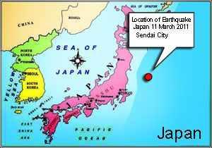 Trzęsienie ziemi 9 stopień, 0,35 g, w Fukushima 0.18 g, tsunami 7 m.