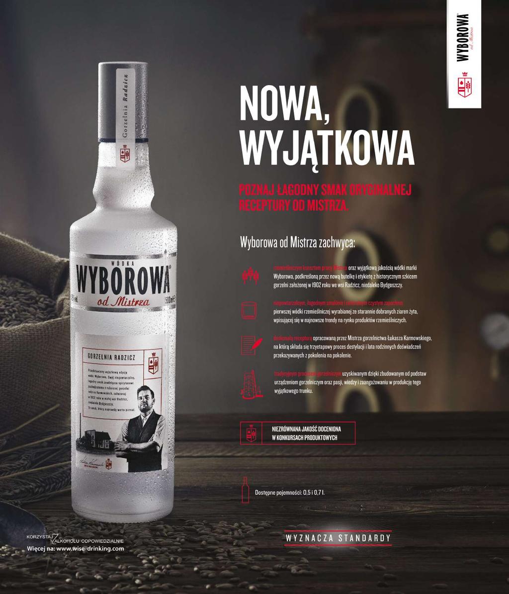 Wyborowa od Mistrza 21 99 z VAT 27,05 zł cena za 0,7 l