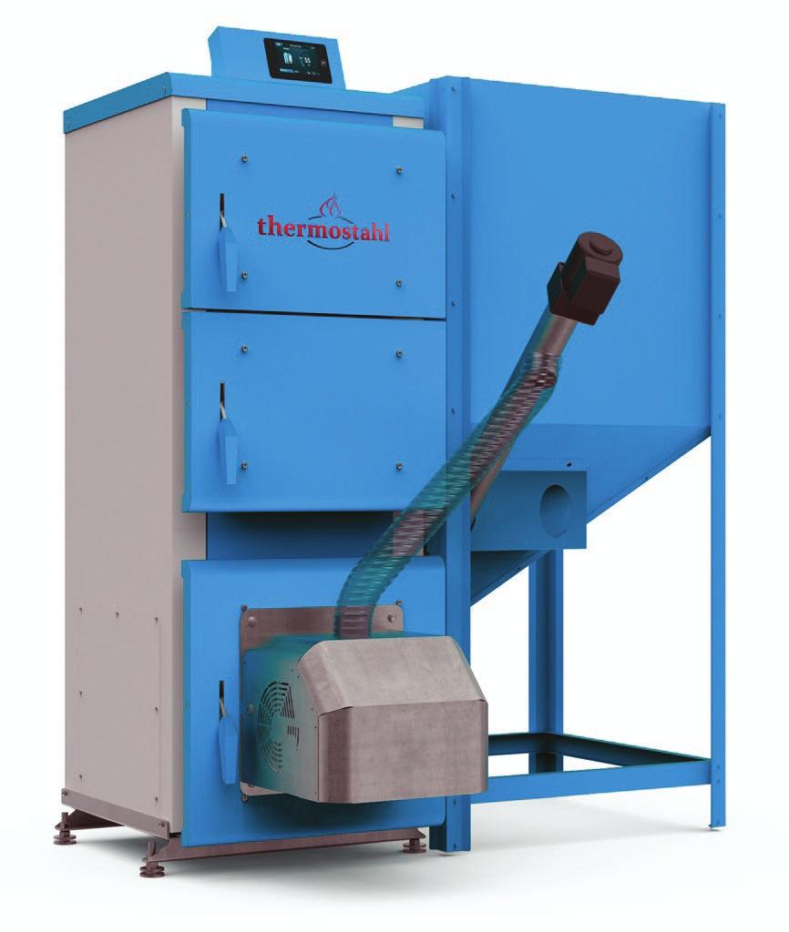Kocioł z automatycznym palinikiem pelletowym EKOPLEX 12 kw - 30 kw PN-EN 303-5:2012 Rozp.