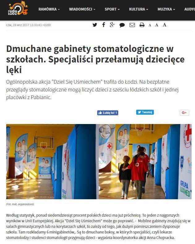 Tytuł: Radiolodz.pl Data: 28 września 2017 Nagłówek:.