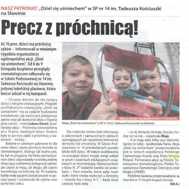 Medium: Prasa Tytuł: Nowy Tydzień w Lublinie Data: 13