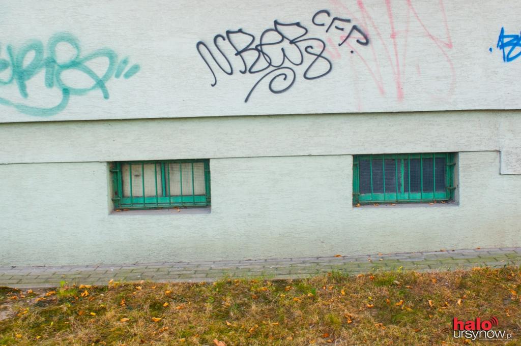 powyżej: "okna" pierwszej siedziby filii dzielnicy Mokotów na Ursynowie przy Puszczyka W takich warunkach ursynowscy urzędnicy pracowali aż do 1992 r.