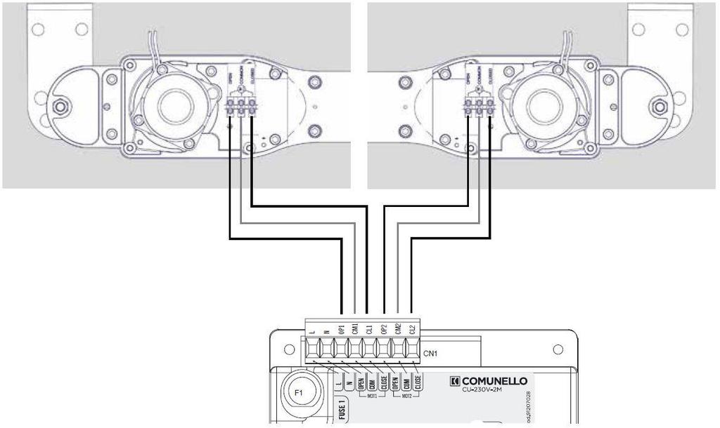 4.5 RAM podłączenie siłowników Dioda LED wyłączona opóźnienie na