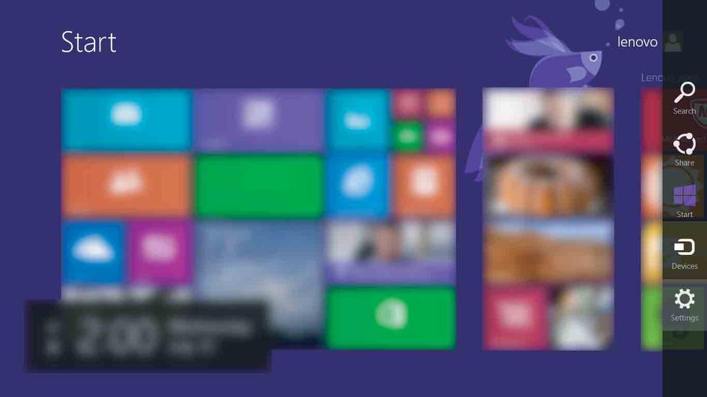 Rozdział 2. Rozpoczęcie pracy z systemem Windows Panele i pasek paneli (dla systemu Windows 8.