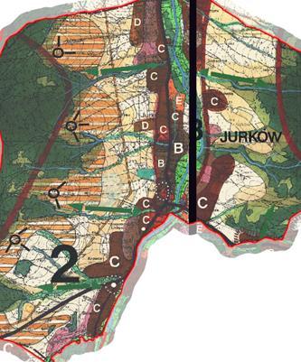 2. W podobszarze Jurków: a. Przebudowa i rozbudowa przestrzeni publicznych oraz obiektów użyteczności publicznej w Jurkowie. b. Rozbudowa infrastruktury turystycznej w Jurkowie c.