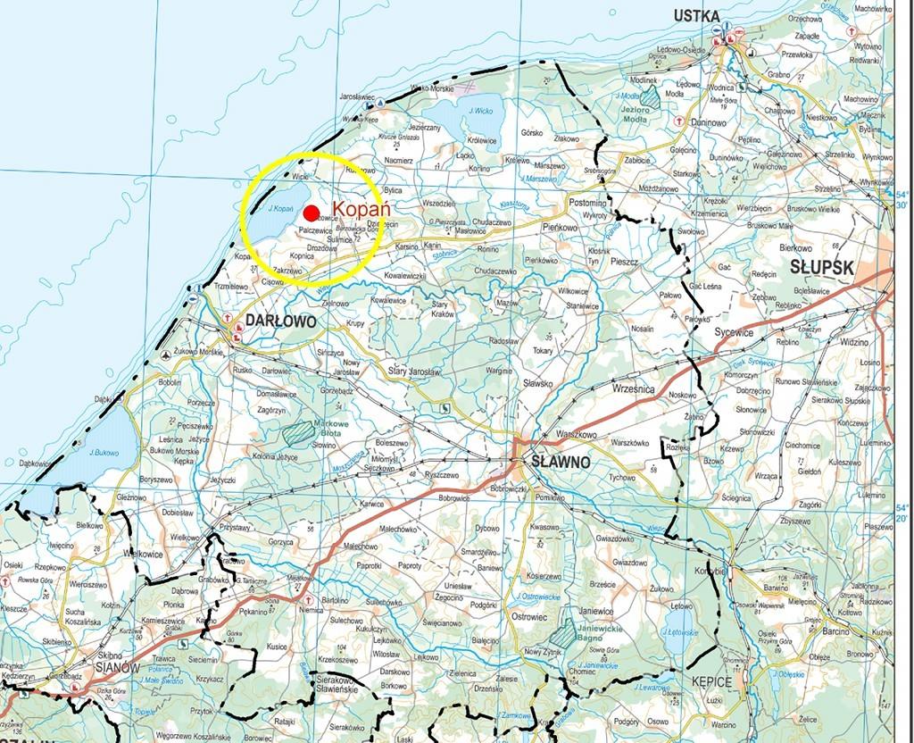Zachodniopomorskie zagłębie jądrowe zgłoszone do MG propozycje lokalizacji (listopad 2009): 10 potencjalnych
