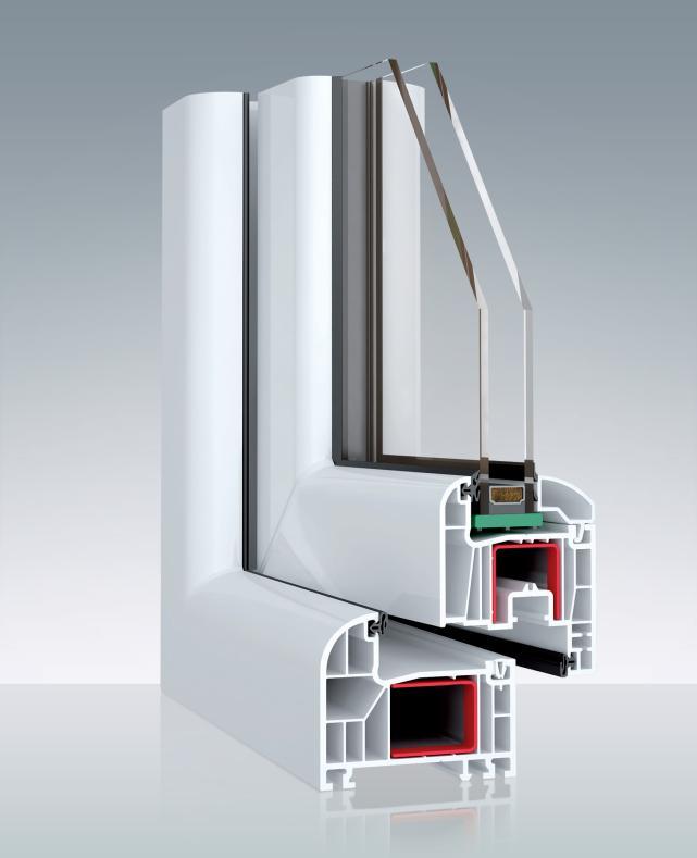 Okno PVC OVLO CLASSIC Konstrukcja systemu okien OVLO CLASSIC bazuje na konstrukcji systemu okien OVLO i przekonuje atrakcyjnymi parametrami.