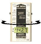 Gęstość strumienia magnetycznego Włącz i wybierz: Typ pola = "M", Zakres pomiarowy = "200 nt / Vm", Zakres częstotliwości = "5 Hz - 400 khz".