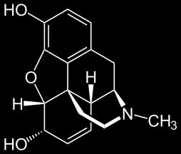 Przeciwbólowy, stosowany sam lub z oksykodonem Struktura molekularna