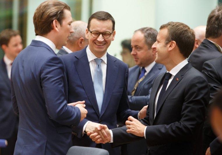 Posiedzenie Rady Europejskiej w Brukseli W czerwcu premier Mateusz Morawiecki uczestniczył w dwudniowym posiedzeniu Rady Europejskiej w Brukseli dotyczącym kwestii migracji.