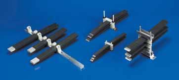 Wsporniki ERIFLEX FLEXIBAR Wsporniki i uchwyty do szyn ERIFLEX FLEXIBAR UFS KIT FS 40-63 Łatwe w montażu Sztywny uchwyt Umożliwia właściwe chłodzenie FS 24 RFS ZESTAW UFS WSPORNIK ERIFLEX FLEXIBAR