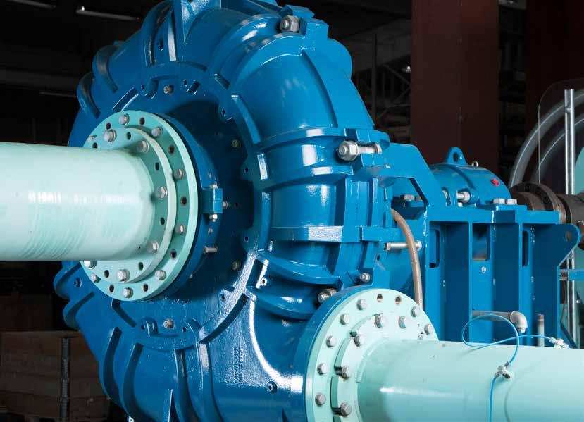 Pompy serii Metso do kruszarek Seria MD pomp szlamowych firmy Metso typu MDM i MDR Pompy firmy Metso typu MD do kruszarek są przeznaczone do wydajnej pracy - mają dużą odporność na zużycie w układach