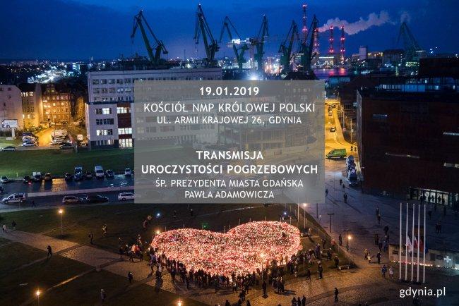 Transmisja pogrzebu Pawła Adamowicza także w Gdyni Trwają uroczystości pogrzebowe prezydenta Gdańska Pawła Adamowicza. Tragicznie zmarłemu włodarzowi hołd oddaje całe Pomorze oraz inne polskie miasta.