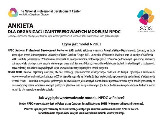 Model NPDC w Polsce - co dalej?