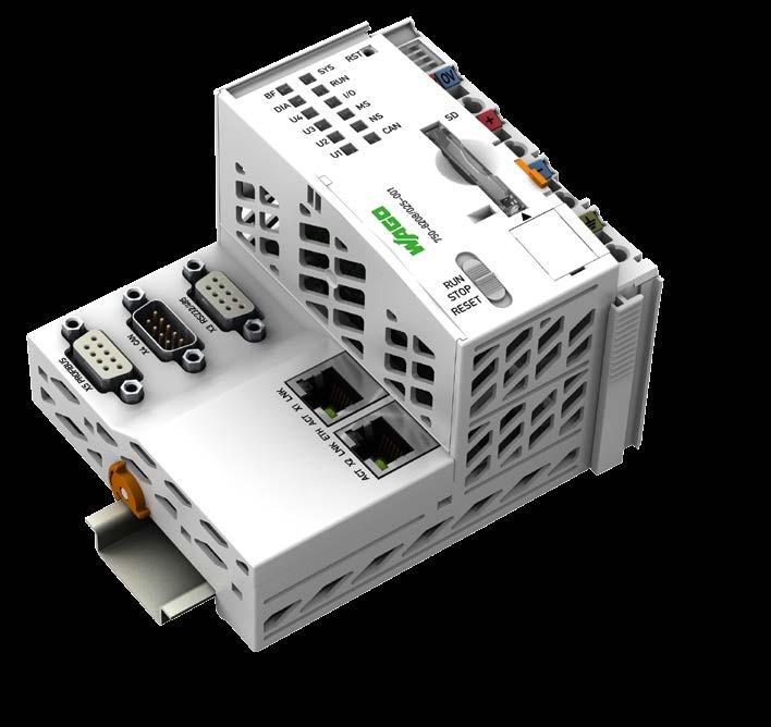 STEROWNIK PFC200 Z MASTEREM PROFIBUS DP I Z PROTOKOŁAMI TELESTEROWANIA Integracja protokołów IEC 60870-5-101/-103/-104, IEC 61850/61400-25 oraz DNP3 Sterownik PFC200 z masterem PROFIBUS DP, dzięki