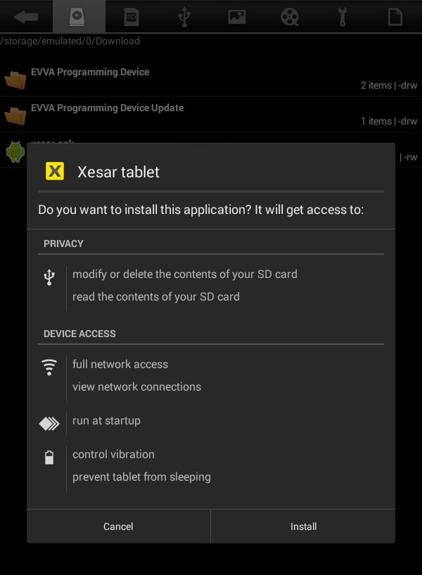116 Tablet Xesar aplikacja Xesar 3.0 Rys.