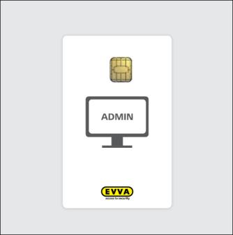 2.6.1 Karta Admin Card Rys. 22: Karta Admin Card (Rys. poglądowa) Karta Admin Card to elektroniczna, stykowa karta chipowa w formacie standardowym.