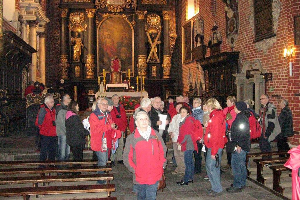 XIVwieczny fryz przedstawiający jelenia dwugłowego. Z Grzywny udaliśmy się do Chełmży, jednego z najstarszych ośrodków Ziemi Chełmińskiej, który był pierwszą stolicą biskupstwa chełmińskiego.