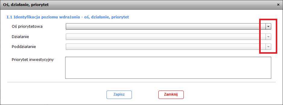 Zapisy niniejszej instrukcji w niektórych obszarach, będą uszczegółowiane w treści dokumentacji konkursowej poszczególnych naborów. I. INFORMACJE PODSTAWOWE Dane z sekcji I.