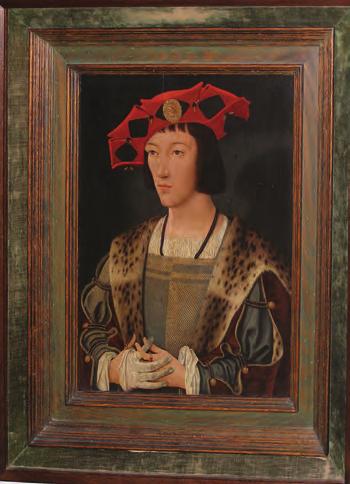 1475-1555), pochodzącego z muzeum w Gołuchowie, druga piętnastowiecznego obrazu (części środkowej tryptyku przedstawiającego Madonnę z Dzieciątkiem), skradzionego z kolekcji Józefa Konopki w