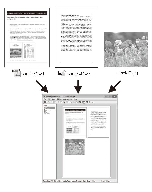Różne funkcje związane z drukowaniem U Drukowanie (Mac OS X) na stronie 54 Layout Manager (Menedżer układu) (tylko w systemie Windows) B Sprawdź inne ustawienia, a następnie rozpocznij drukowanie.