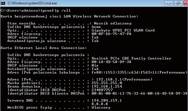 (Instalacja ta powiedzie się na komputerach z systemem operacyjnym Windows XP SP2. Windows Vista oraz Windows 7 nie wymagają instalacji protokołu IPv6).