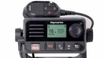 AKCESORIA I PRODUKTY PERYFERYJNE RAY90 i RAY91 WIELOSTANOWISKOWE RADIO UKF Modularne radia UKF Raymarine Ray90 i 91 zapewniają komunikację wielostanowiskową na zupełnie nowym