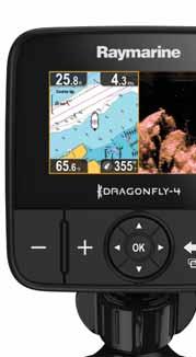 Kompatybilna z aplikacją nawigacyjną Navionics i SonarChart Live W zestawie przetwornik z uchwytem do mocowania