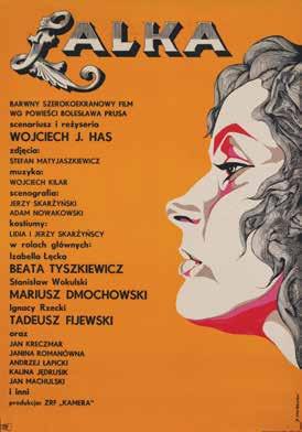 43. Roman Cieślewicz (1930 1996) plakat filmowy Rozstanie 1961 offset/papier