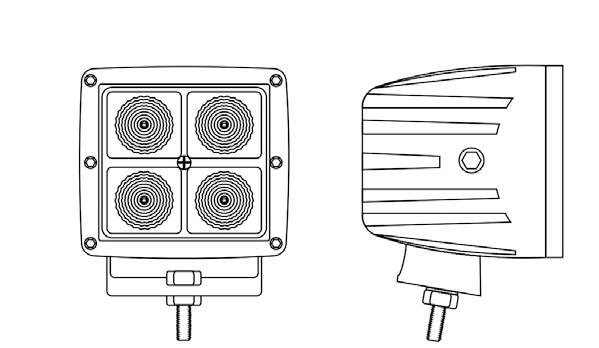 / Spot/flood / 12V~1085Lm**