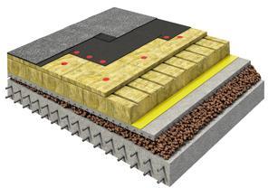 TECHNOROOF N, Ng MONTAŻ TECHNOROOF N30, N30g montaż Dolna warstwa w dwuwarstwowej termoizolacji dachu płaskiego Dachy płaskie z kanałami wentylacyjnymi TECHNOROOF Ng Zalecane do użycia w kombinacji z