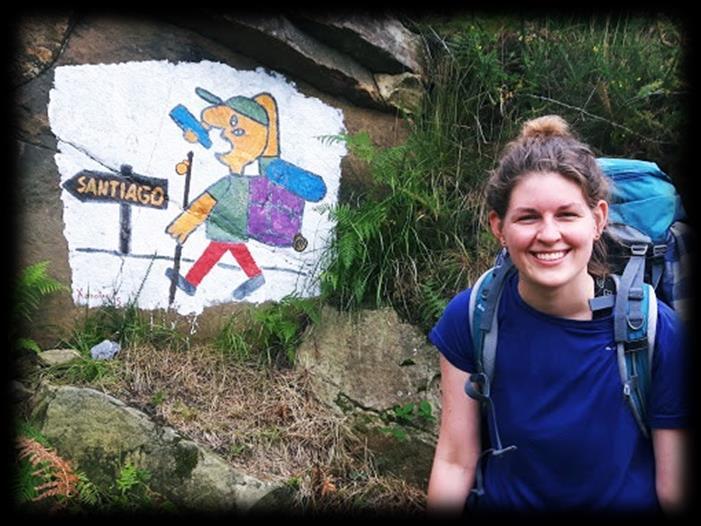 Grafitti na trasie Hiszpańskie krowy Podróż uczy mnie tego, że na Camino trzeba umieć dostosowywać się do sytuacji i wiedzieć, dokąd się zmierza. Należy porzucić dokładne planowanie trasy.