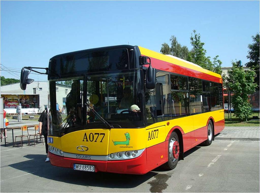 Ze względu na wielkość i pojemność autobusów można wyróżnić autobusy [24]: mini (rys.