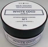 STYLE WHITE WHITE COCO ORGANICZNY PROSZEK DO WYBIELANIA ZĘBÓW NA BAZIE WĘGLA, 30 G 8 99 10 99 8