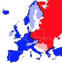 Wewnętrzne granice Europy Żelazna kurtyna n 1945-1989 n demokracja vs autorytaryzm (totalitaryzm) n