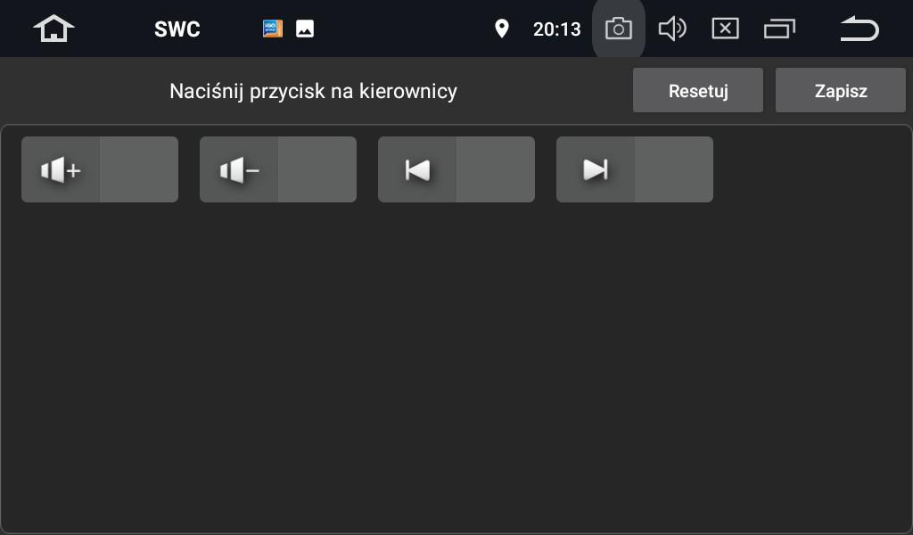 Ponieważ pliki wideo są bardzo ciężkie zalecamy użycie kart SD 8GB lub większej. Możesz także użyć USB. DVR wykryje USB automatycznie. Opis ikonek (od lewej do prawej) 1. Ustawienia 2.