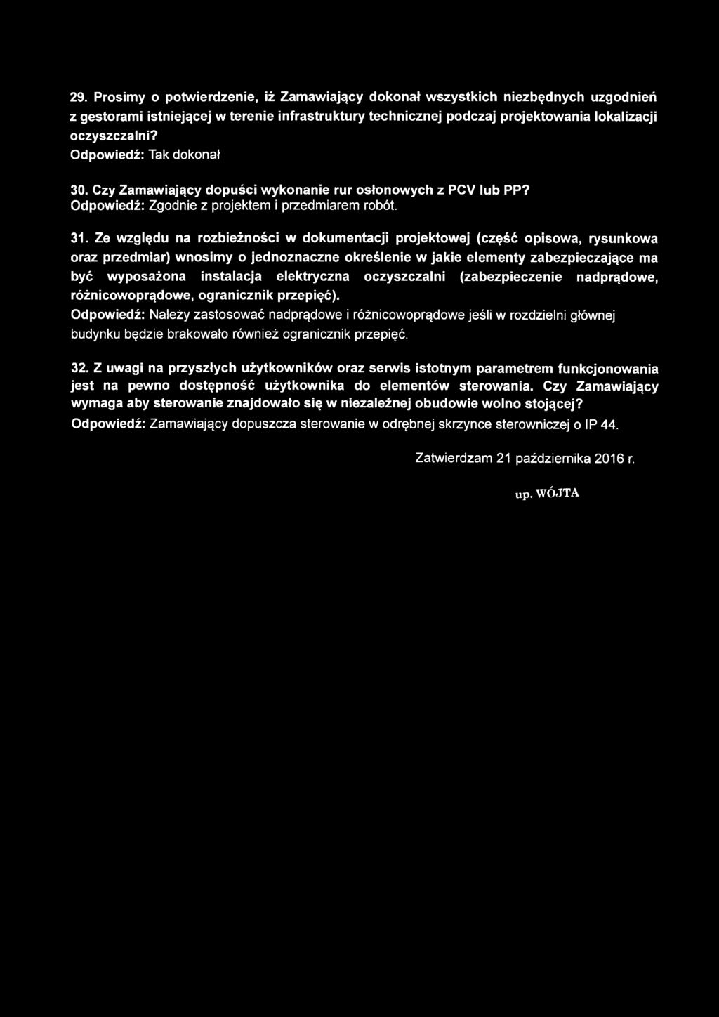 Odpowiedź: Należy zastosować nadprądowe i różnicowoprądowe jeśli w rozdzielni głównej budynku będzie brakowało również ogranicznik przepięć. 32.