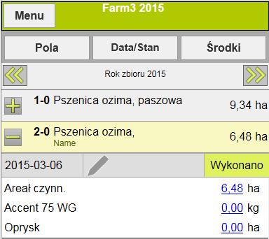 Jeśli chcemy rozbudować dany zabieg o stawkę maszynową, inne koszty materiałowe np. paliwo itp.