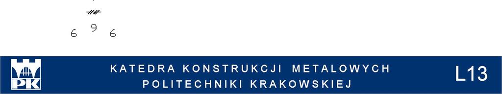 Przykład 3c S235 IPE 450 (belka) HEB 600 (słup) Jeśli w połączeniu sztywnym belki ze słupem nie usztywnimy słupa