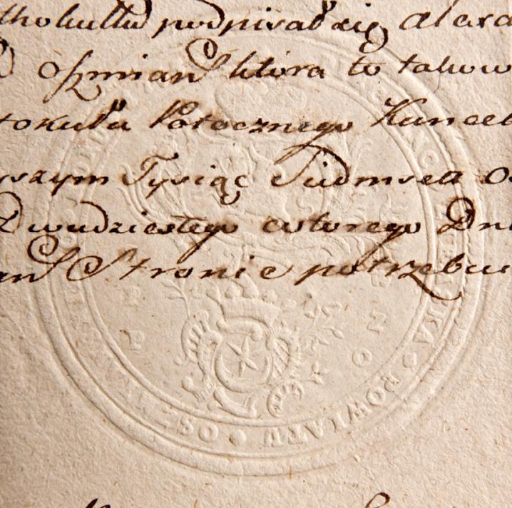 podsędka; B. Wróblewskich, RS, f. 16 77, k. 150 Il. 3. 1782 r.