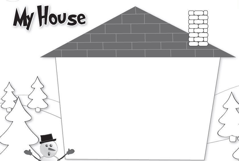 HOMEWORK- PRACA DOMOWA Draw your house.