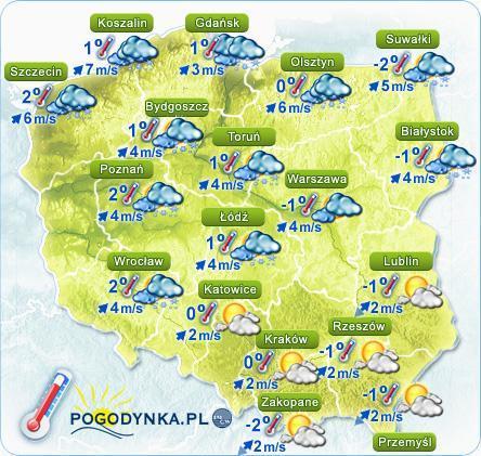 Polski Prognoza pogody dla