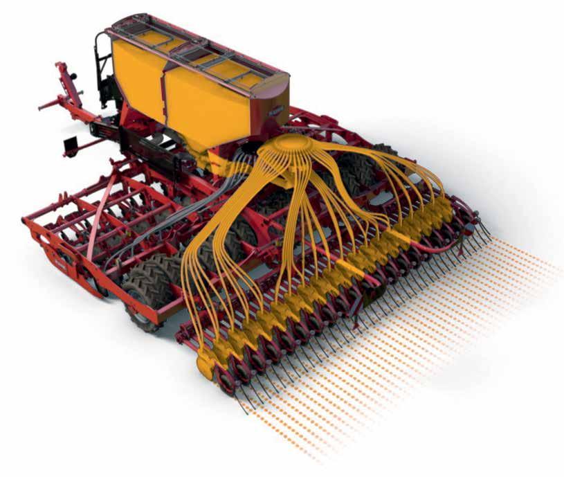 4000 RC 6000 RC RÓŻNE PRAKTYKI AGROTECHNICZNE W TWOIM ZASIĘGU GATUNEK A Zbiornik jest wykorzystany w całości na jeden gatunek.
