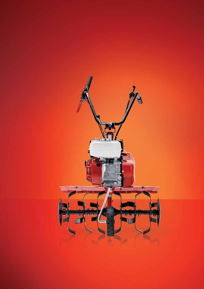 Glebogryzarki spalinowe: 7505 VR Spulchnia wszystkie rodzaje gleby Glebogryzarki spalinowe poradzą sobie z każdą glebą Silnik Honda GP 160 Moc znamionowa (kw/obr.