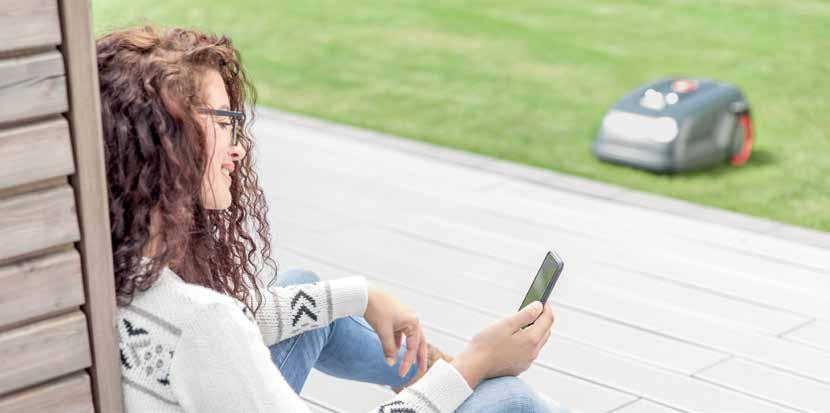 zdarzeń podczas pracy Aplikacja AL-KO intouch Smart Garden* Sterowanie urządzeniem Robolinho czas koszenia ustawienia połączenie z siecią Dzięki AL-KO intouch Smart Garden możesz obsługiwać