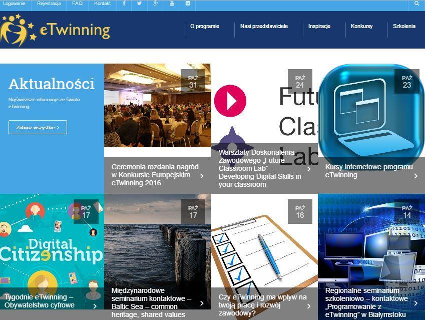 Wsparcie dla nauczycieli Polski portal etwinning www.