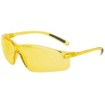 Hipoalergiczne, miękki nanoski z PVC. Okulary ochronne z żółtą soczewką Beta A700 - Wyposażone są w soczewki w kolorze żółtym, które zapewniają szerokie pole widzenia oraz ochronę przed zarysowaniem.